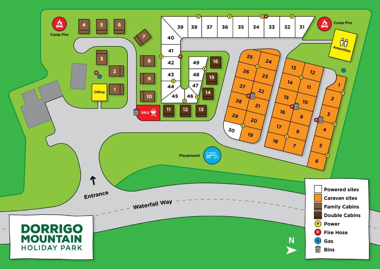 Dorrigo Mountain Holiday Park Buitenkant foto